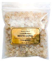 Wholesale White Copal Incense Resin - 8 OZ.