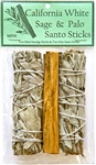Wholesale California White Sage 4"L Mini & Palo Santo Sticks