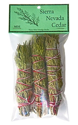 Wholesale Cedar Smudge Stick 4"L Mini (Pack of 3)