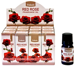 Wholesale Tulasi Red Rose Fragrance Oil 10 ML - 1/3 FL. OZ. (12/Box).