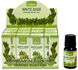 Wholesale Tulasi White Sage Fragrance Oil 10 ML - 1/3 FL. OZ. (12/Box).