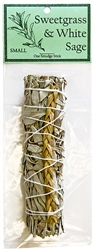 Wholesale White Sage with Sweetgrass 5"L (Small)