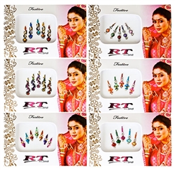 Wholesale RT Festive Bindi Body Dot Assorted (Set of 6)