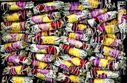 Wholesale White Sage with Rose Petals Smudge 4"L (Mini) (Pack of 25)