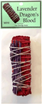 5182 <br><br>Lavender & Dragon's Blood Sage Mini 4"L
