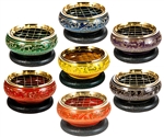 Wholesale 7 Chakra Brass Screen Charcoal Burner 3"D (Set of 7)