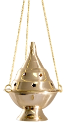 Wholesale Brass Hanging Censer Burner 5"H