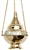 Wholesale Brass Mother of Pearl Hanging Censer Burner 5"H
