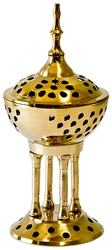 Wholesale Brass Greek Pedestal Burner 5"H