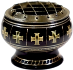 Wholesale Cross Brass Screen Charcoal Burner 2.5"D