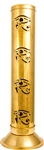 Wholesale Egyptian Eye Brass Tower Burner - 12"H