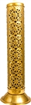 Wholesale Filigree Brass Tower Burner - 12"H