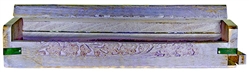 Wholesale Wooden Coffin Box Purple 12"L