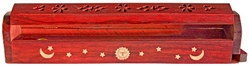 Wholesale Wooden Coffin Box Red 12"L