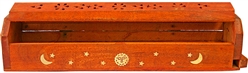 Wholesale Wooden Coffin Box Orange 12"L