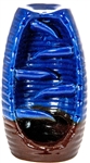 Wholesale Waterfall Ceramic Backflow Burner Blue/Brown 2.25"D, 5"H