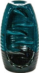 Wholesale Waterfall Ceramic Backflow Burner Green/Black 2.25"D, 5"H