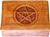 Wholesale Wooden Pentacle Carved Box 4"x6"