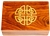 Wholesale Wooden Celtic Brass Inlay Box 4"x6"