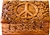 Wholesale Wooden Peace Sign Carved Box 4"x 6"