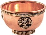 Wholesale Tree of Life Copper Offering Bowl - 3"D