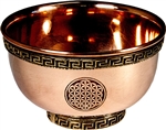 Wholesale Copper Offering Bowl - Flower of Life 3"D