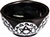 Wholesale Black Soapstone 7 Chakra Charcoal Burner 4"D, 2.25"H