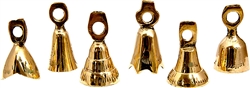 Wholesale Brass Bells Assorted 2"H (Set of 6)