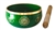 Wholesale 7 Chakra Brass Tibetan Singing Bowl - Green  5"D