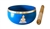 Wholesale Buddha Brass Tibetan Singing Bowl - Blue  4"D