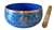 Wholesale 8 Lucky Symbols Brass Tibetan Singing Bowl - Blue 5"D