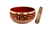 Wholesale Om Brass Tibetan Singing Bowl - Red  4"D