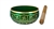 Wholesale Om Brass Tibetan Singing Bowl - Green 4"D