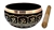 Wholesale Om Brass Tibetan Singing Bowl - Black  5"D