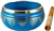 Wholesale Flower of Life Brass Tibetan Singing Bowl - Blue 6"D