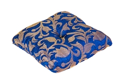 Wholesale Tibetan Singing Bowl Cushion Blue (Small) 4"x4"