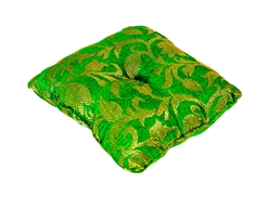 Wholesale Tibetan Singing Bowl Cushion Green (Small) 4"x4"