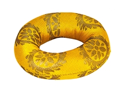 Wholesale Tibetan Singing Bowl Cushion Yellow (Small) 4"D, 1"H