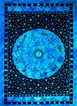 Wholesale Astrological Tapestry 74"x 102" (Turquoise)