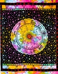 Wholesale Astrological Tapestry 74"x 102" (Tiedye)