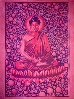 Wholesale Buddha Tapestry 84"x 103" (Purple)