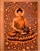 Wholesale Buddha Tapestry 84"x 103" (Orange)