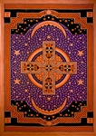 Wholesale Celtic Cross Tapestry 75"x 105" (Purple)