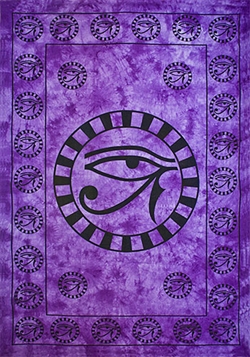 Wholesale Egyptian Eye Tapestry 72"x 108" (Purple)