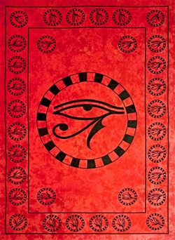 Wholesale Egyptian Eye Tapestry 72"x 108" (Red)