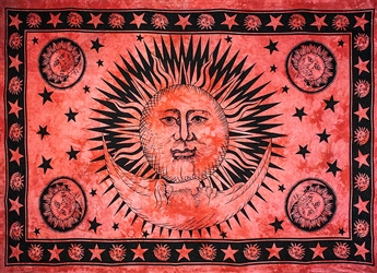 Wholesale Celestial Tapestry 69"x108" (Red)