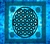 Wholesale Flower of Life Tapestry 72"x108" (Turquoise)