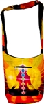 7 Chakra Shoulder Bag  - 14" x 14"  (Yellow/Orange)