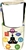 7 Chakra Shoulder Bag - 14" x 16" (White)