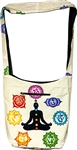 7 Chakra Shoulder Bag - 14" x 16" (White)